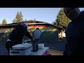 feeding the homeless chicken and dumplings with pineapple upside down cake and chocolate cake