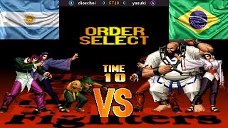 KOF 97 (dioschoi) VS (yusuki) FT 10 FIGHTCADE 2