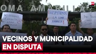 Disputa entre vecinos de Surco y la municipalidad por proyecto en el parque ecológico Loma Amarilla