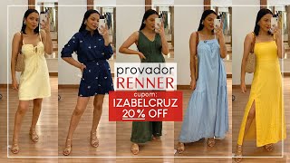 Renner Fitting Room | Coupon with 20% Off | Lots of beautiful dresses!