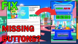 (FIX ⚒ ) How to Fix MISSING DONATION BUTTONS in Pls Donate 💸