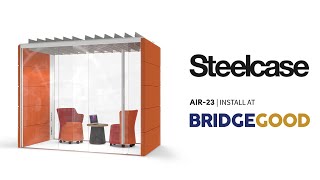 Steelcase Orangebox AIR-23 Install at BRIDGEGOOD Community Studio