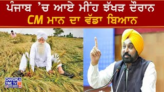 Punjab Weather Update: ਪੰਜਾਬ ’ਚ ਆਏ ਮੀਂਹ ਝੱਖੜ ਦੌਰਾਨ CM ਮਾਨ ਦਾ ਵੱਡਾ ਬਿਆਨ