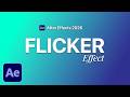 Flicker Text Animation in After Effects 2026