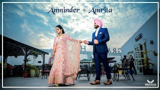 Best Engagement Highlights 2019 | Amninder Weds Amrita | Cinematic Film | Bhangalstudio