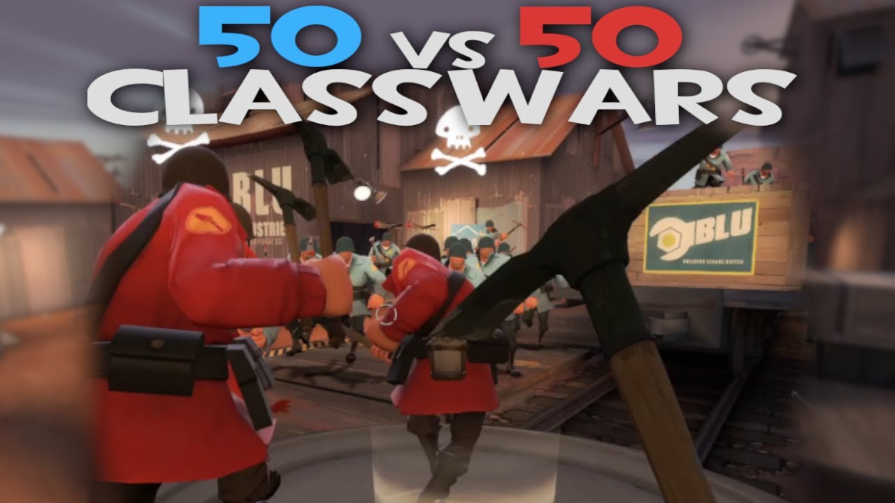100 Player Tf2 Class Wars Youtube