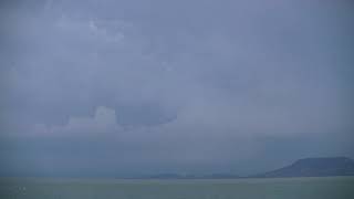 Távoli szupercella (Supercell N of the Lake Balaton) time lapse 2019.07.27