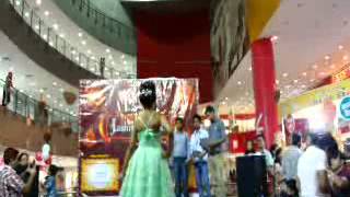 Samyukta Jain as Show Stopper in Kids Fashion Show at Malhar Mega mall