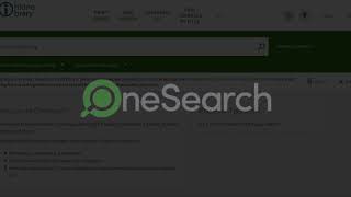 OneSearch in One Minute