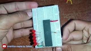 Led blinking using 8051 Microcontroller | 89c51. #microcontroller #8051 #viralvideo