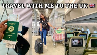 RELOCATION VLOG: Travel with me to the UK 🇬🇧 | Layover at Adis Ababa, Ethiopia