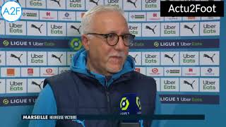 La réaction de Nasser Larguet après la victoire de l'OM (OM-NICE)