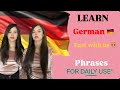 Learn German in 3 minutes - basic phrases you need for daily use