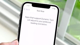 How To Increase Font Size On ANY iPhone! (2021)