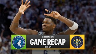 2024 NBA Playoffs: Timberwolves FORCE Game 7 with DOMINANT win over Nuggets | CBS Sports
