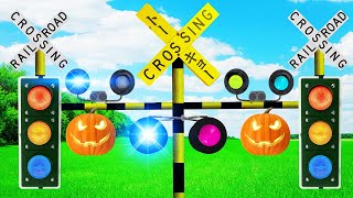 【踏切アニメ】LIVE配信046 おかしいふみきりカンカン登場 | Funny Railroad crossing