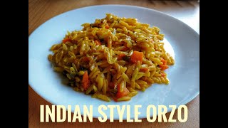 Orzo pasta Indian style - one pot pasta - Semiya Orzo - How to cook orzo