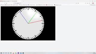 Making a clock in vPython