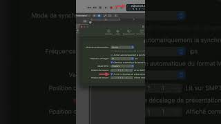 Time Code à 00 dans Logic pro