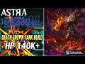 Death Crown HP Tank Build (F2P) HP 140K+ vs Bosses on Adventure Lv8 | ASTRA: Knights of Veda