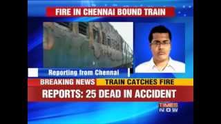 Fire breaks out on Chennai bound train