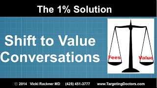 How Financial Advisors Can Overcome Fee Objections with Physician Prospects1% value