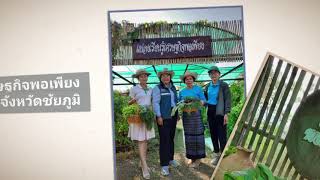 แปลงเรียนรู้เศรษฐกิจพอเพียง สำนักงานเกษตรจังหวัดชัยภูมิ