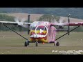 short sc7 skyvan pink aviation services oe fdn takeoff at klatovy airfield