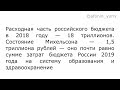 Состояние Михельсона более 1 5 трлн руб. а расходы бюджета России в 2019 г. — 18 трлн