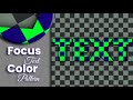 Focus Text Color Pattern | CSS Only Text Effect