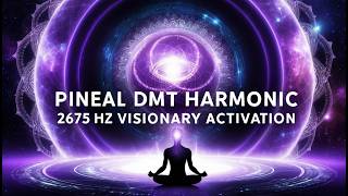 The Pineal DMT Harmonic | 2675 Hz Spontaneous Visionary Activation (4 Hours)