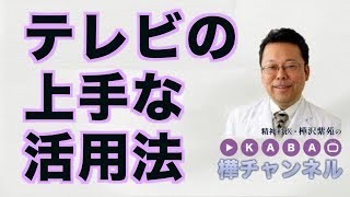 テレビの上手な活用法【精神科医・樺沢紫苑】