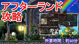 【メイプルストーリー】アフターランド攻略