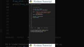 NLP Frequency Distribution (NLTK) | Python Tutorial