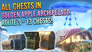 ALL 254 CHESTS IN GOLDEN APPLE ARCHIPELAGO! | ROUTE 3 - 13 CHESTS!