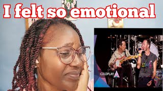 COLDPLAY with MICHEAL J. FOX _ "Fix You" LIVE At GLASTONBURY / REACTION