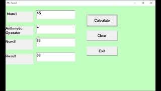 HOW ARITHMETIC OPERATORS WORK IN VISUAL BASIC #EXERCISE 2