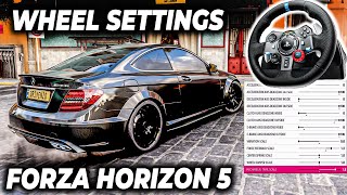 Forza Horizon 5 - Steering Wheel SETTINGS (Logitech G29/920/923)
