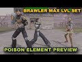 Ran Mobile: The Master Class - Brawler Max Lvl Set Preview | Poison Element Preview