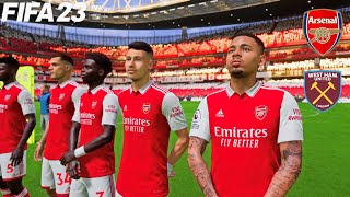 FIFA 23 | Arsenal vs West Ham United - Premier League Match - PS5 Full Match & Gameplay