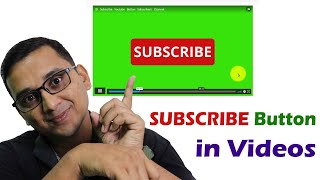 How to Use Subscribe Button in Video? Subscribe Button Green Screen | How to Increase Subscribers?