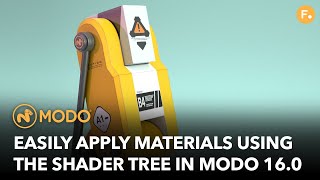 Modo 16.0 | Easily Apply Materials Using the Shader Tree in Modo