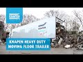 Heavy-Duty Knapen moving floor trailer