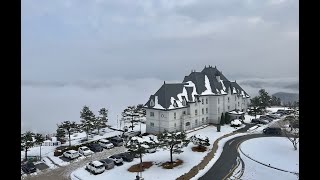 소노펠리체빌리지 폭설이 내린 주말 가족여행 [아이폰 시네마틱 모드]