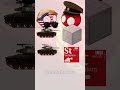 USA vs USSR: cold war - making tanks #shorts #countryballs #memes #animation