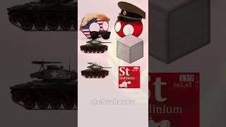 USA vs USSR: cold war - making tanks #shorts #countryballs #memes #animation