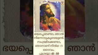 കർത്താവേ ഞങ്ങളുടെ ഭയം എടുത്തുമാറ്റണമേ I ഏശയ്യാ 41:10 I #malayalam what's app status