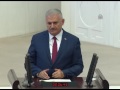 başbakan yıldırım tbmm de ohal tezkeresi oylaması sonrasında teşekkür konuşması yaptı