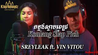 កន្លង់ស្លាបពេជ្រ - Konlang Slap Pich , SREYLEAK ft. VIN VITOU [[ LYRIC VIDEO ]]