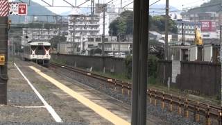 幡生駅、山陽本線下り電車入線